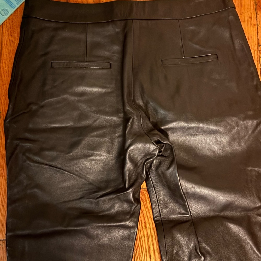 Off-White Black Leather Trousers - Picture 12 of 13